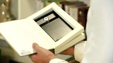 Spardose wie ein Wörterbuchbuch-Safe mit hochwertiger, versteckter Geldkassette in verschiedenen Größen
