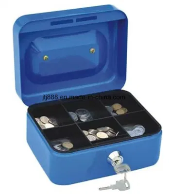 6-Zoll-Geldkassette aus Stahl mit Geldfach-Schlüsselschloss (JGH0010)
